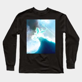 Neptune, Lord of the sea Long Sleeve T-Shirt